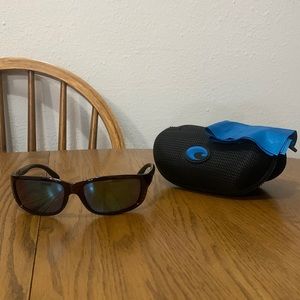 Costa Zane frames w/ 580G green mirror lenses never been in water, lightly used